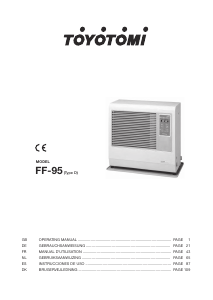 Bedienungsanleitung Toyotomi FF-95 WiFi Heizgerät