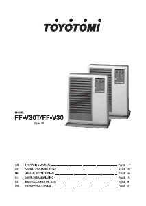 Handleiding Toyotomi FF-V30 WiFi Kachel