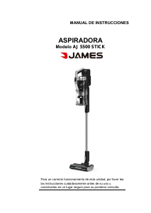 Manual de uso James AJ 5500 Aspirador