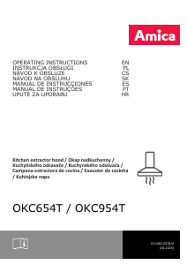 Manual Amica OKC 654 T Exaustor