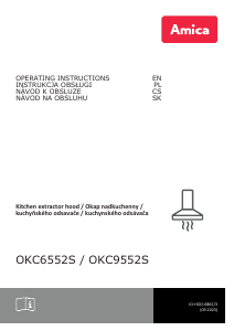 Návod Amica OKC 6552 S Digestor