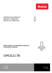 Manuál Amica OMC 6217 B Odsavač par