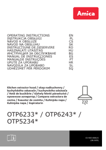 Návod Amica OTP 5234 W Digestor