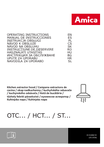 Bruksanvisning Amica OTC 613 BGL Köksfläkt