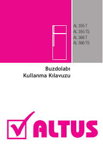 Kullanım kılavuzu Altus AL 355 T Donduruculu buzdolabı