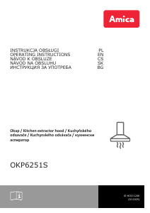 Instrukcja Amica OKP 6251 S Okap kuchenny