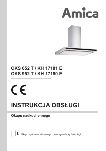 Instrukcja Amica OKS 952 T Okap kuchenny