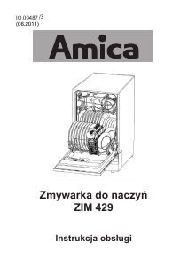 Instrukcja Amica ZIM 429 Zmywarka