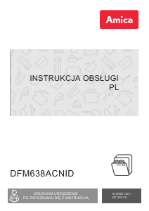 Instrukcja Amica DFM638ACNID Zmywarka