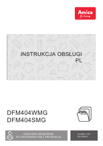 Instrukcja Amica DFM404WMG Zmywarka