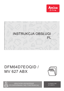 Instrukcja Amica DFM64D7EOQID Zmywarka