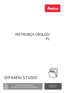 Instrukcja Amica DIF44E6i STUDIO Zmywarka