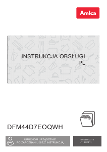 Instrukcja Amica DFM44D7EOQWH Zmywarka