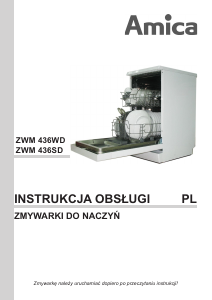 Instrukcja Amica ZWM 436SD Zmywarka