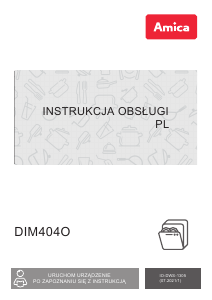 Instrukcja Amica DIM404O Zmywarka