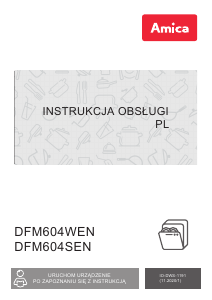 Instrukcja Amica DFM604WEN Zmywarka