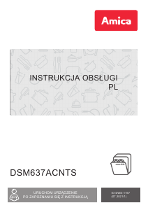 Instrukcja Amica DSM637ACNTS Zmywarka