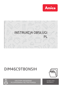 Instrukcja Amica DIM46C9TBONSIH Zmywarka