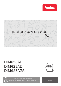 Instrukcja Amica DIM625AD Zmywarka