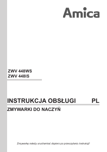 Instrukcja Amica ZWV 448IS Zmywarka