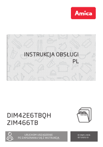Instrukcja Amica DIM42E6TBQH Zmywarka