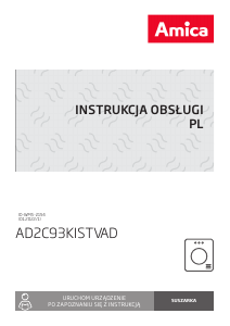 Instrukcja Amica AD2C93KiStVAD Suszarka