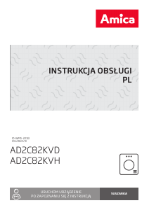 Instrukcja Amica AD2C82KVH Suszarka
