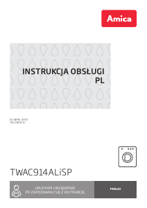 Instrukcja Amica TWAC914ALiSP Pralka