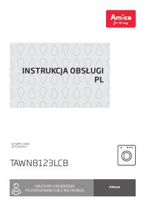Instrukcja Amica TAWN8123LCB Pralka