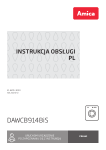 Instrukcja Amica DAWCB914BiS Pralka