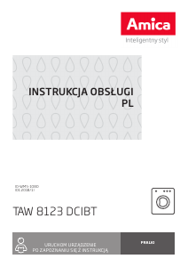 Instrukcja Amica TAW 8123 DCiBT Pralka