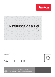 Instrukcja Amica AWBI6122LCB Pralka
