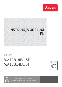 Instrukcja Amica WA1C814BLiSD Pralka