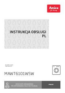 Instrukcja Amica MAWT6101WSW Pralka