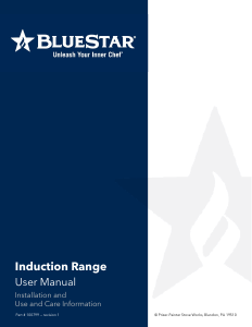 Bruksanvisning BlueStar BSPIR365Z Spis