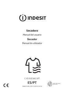 Manual Indesit C YD 93D WS SPT Máquina de secar roupa