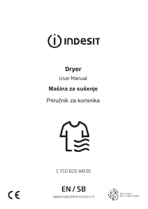 Bruksanvisning Indesit C YSD 82D WB EE Torktumlare