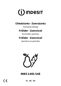 Instrukcja Indesit INKS 1401 S4E Lodówko-zamrażarka