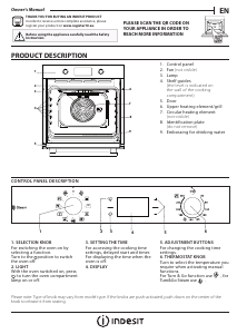 Bruksanvisning Indesit IO K58HS B Ugn