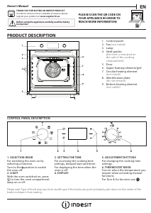Bruksanvisning Indesit IO K55C B Ugn
