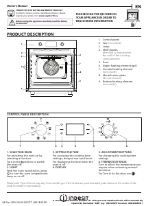 Manual Indesit IO K55C X Oven