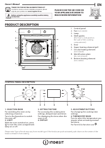 Bruksanvisning Indesit IO 258H X Ugn