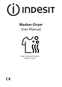 Manual Indesit IDMA 75624B MY TIME EE Washer-Dryer