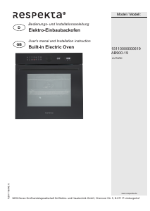 Manual Respekta AB900-19 Oven