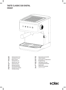 Manual Solac CE4421 Taste Classic D20 Digital Espressor
