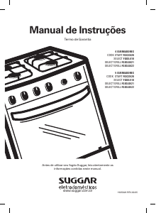 Manual Suggar FGISLG521PRIX Fogão