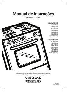 Manual Suggar FGVCGE410PT Fogão