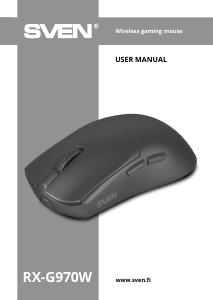 Handleiding Sven RX-G970W Muis