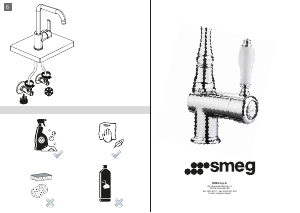 Manual Smeg MI1CR Torneira