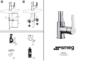 Manual Smeg MID1MN Torneira